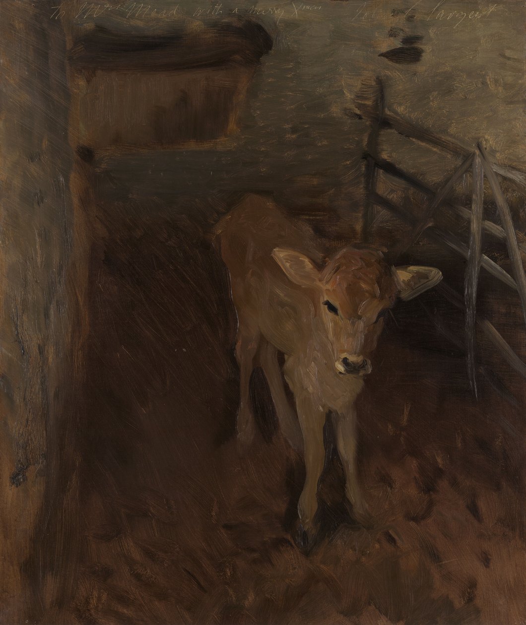 Ein Jersey-Kalb von John Singer Sargent