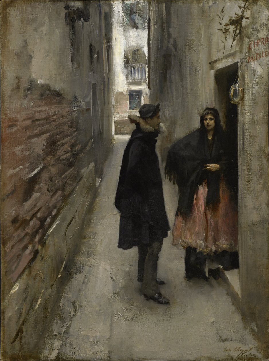 Eine Straße in Venedig von John Singer Sargent