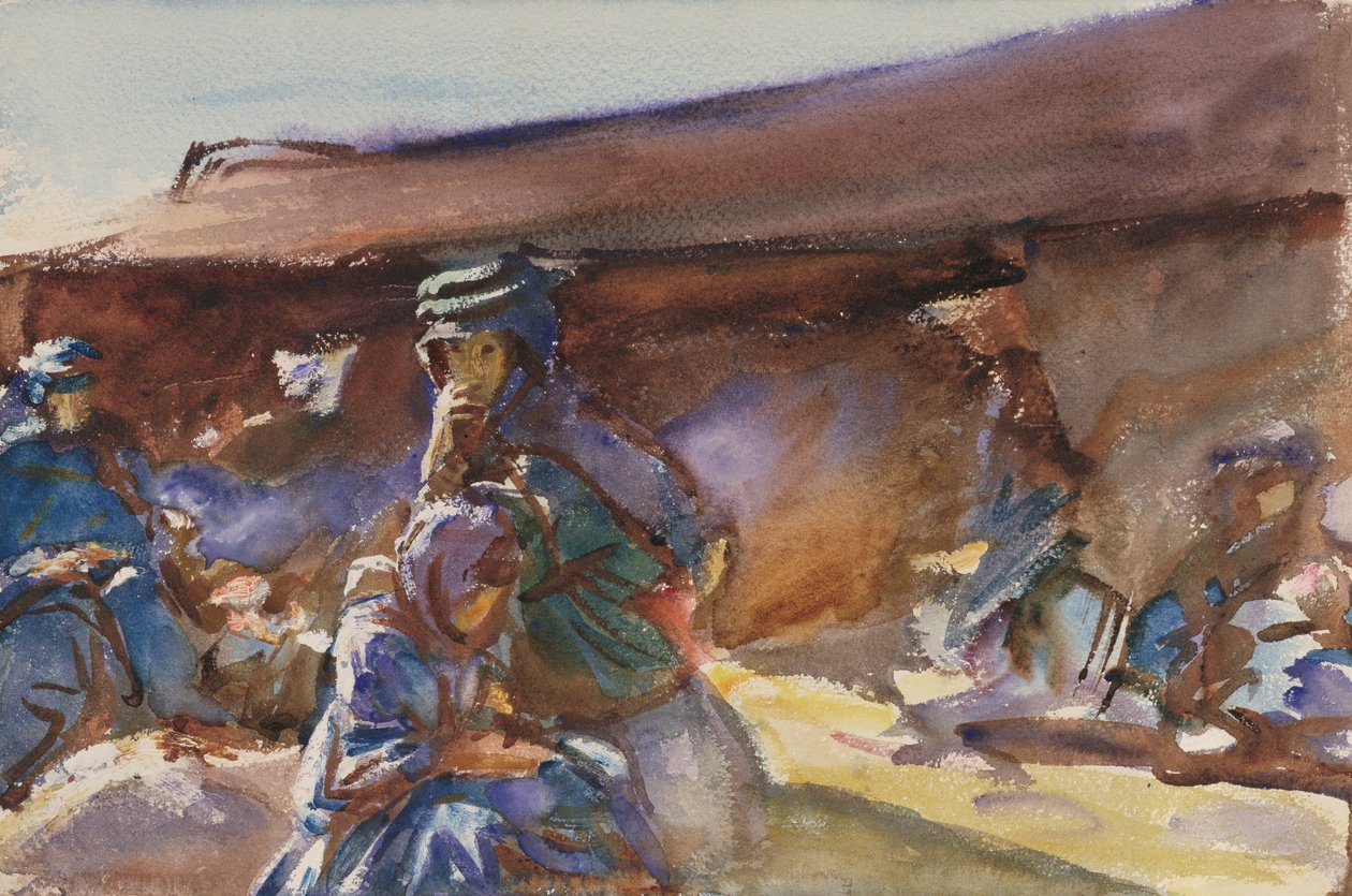 Schwarzes Zelt von John Singer Sargent