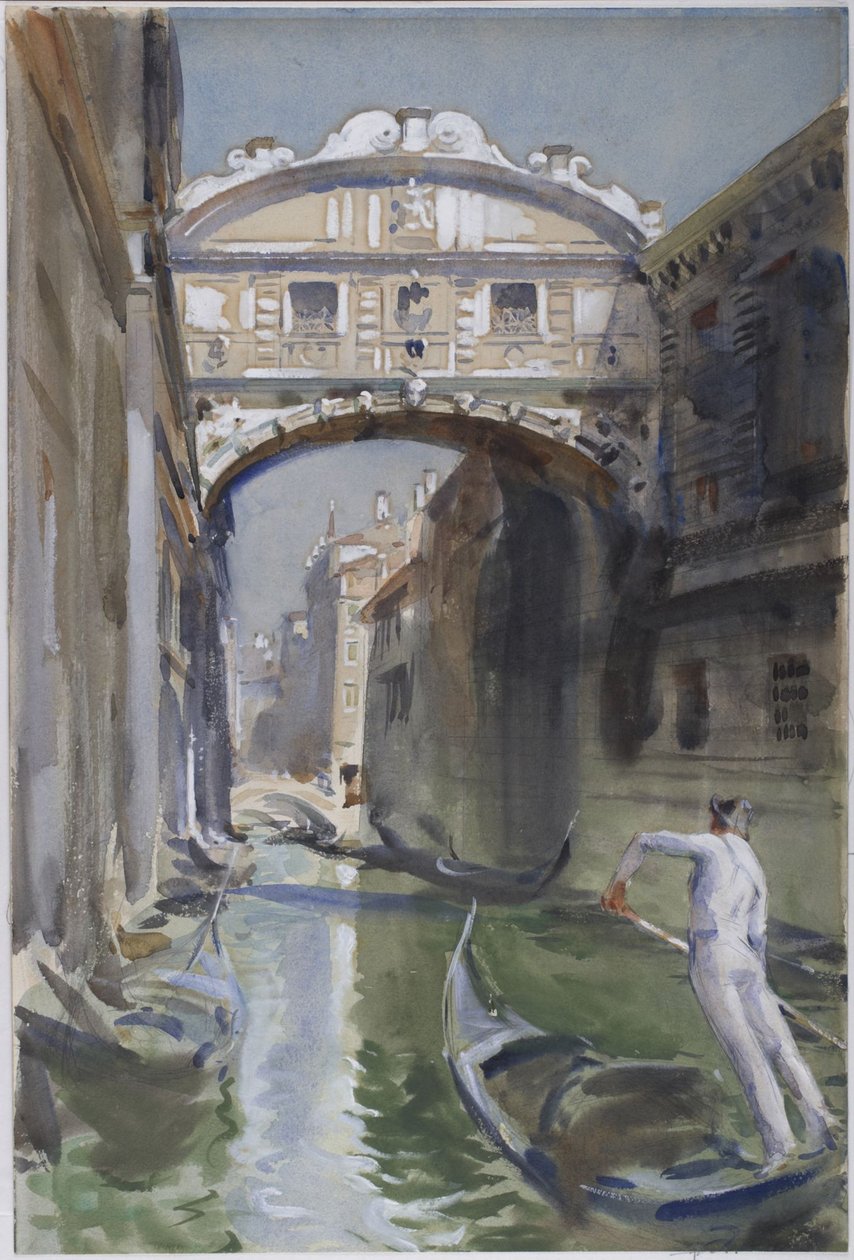 Seufzerbrücke von John Singer Sargent
