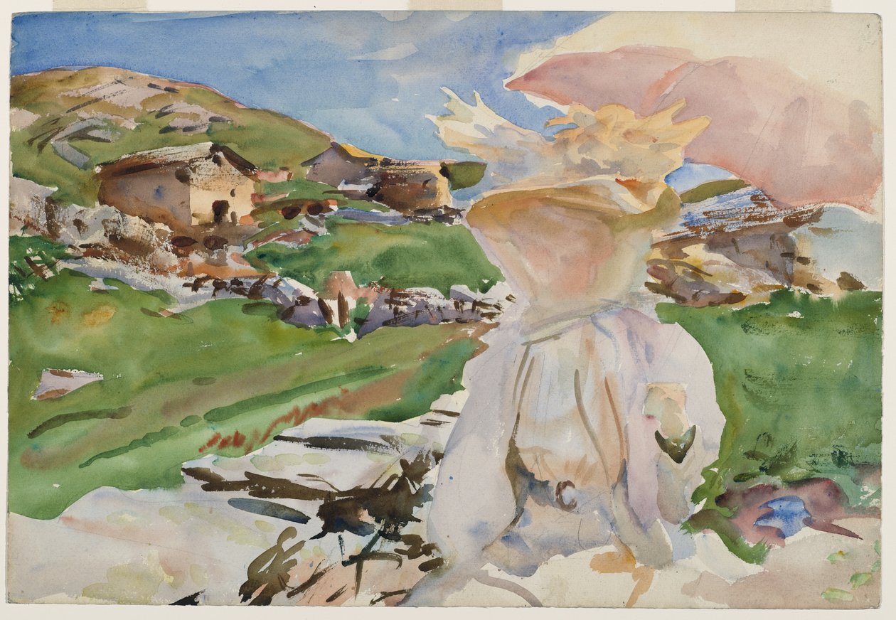 Im Simplonpass, 1909 von John Singer Sargent