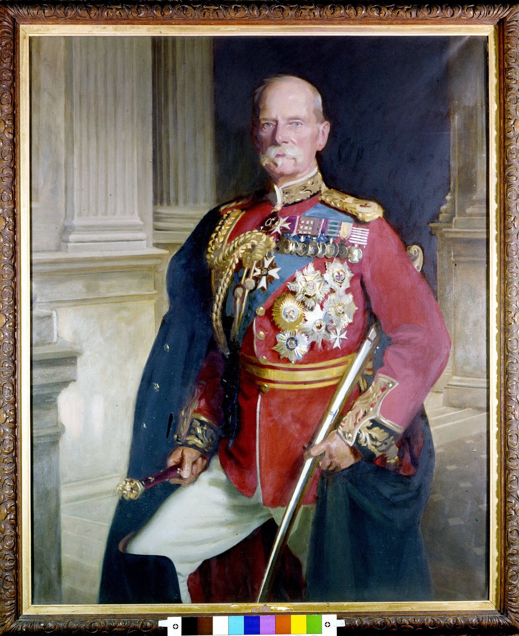 Porträt von General Sir Frederick Sleigh Roberts (1832-1914). Gemälde von John Singer Sargent (1906) London National Portrait Gallery von John Singer Sargent