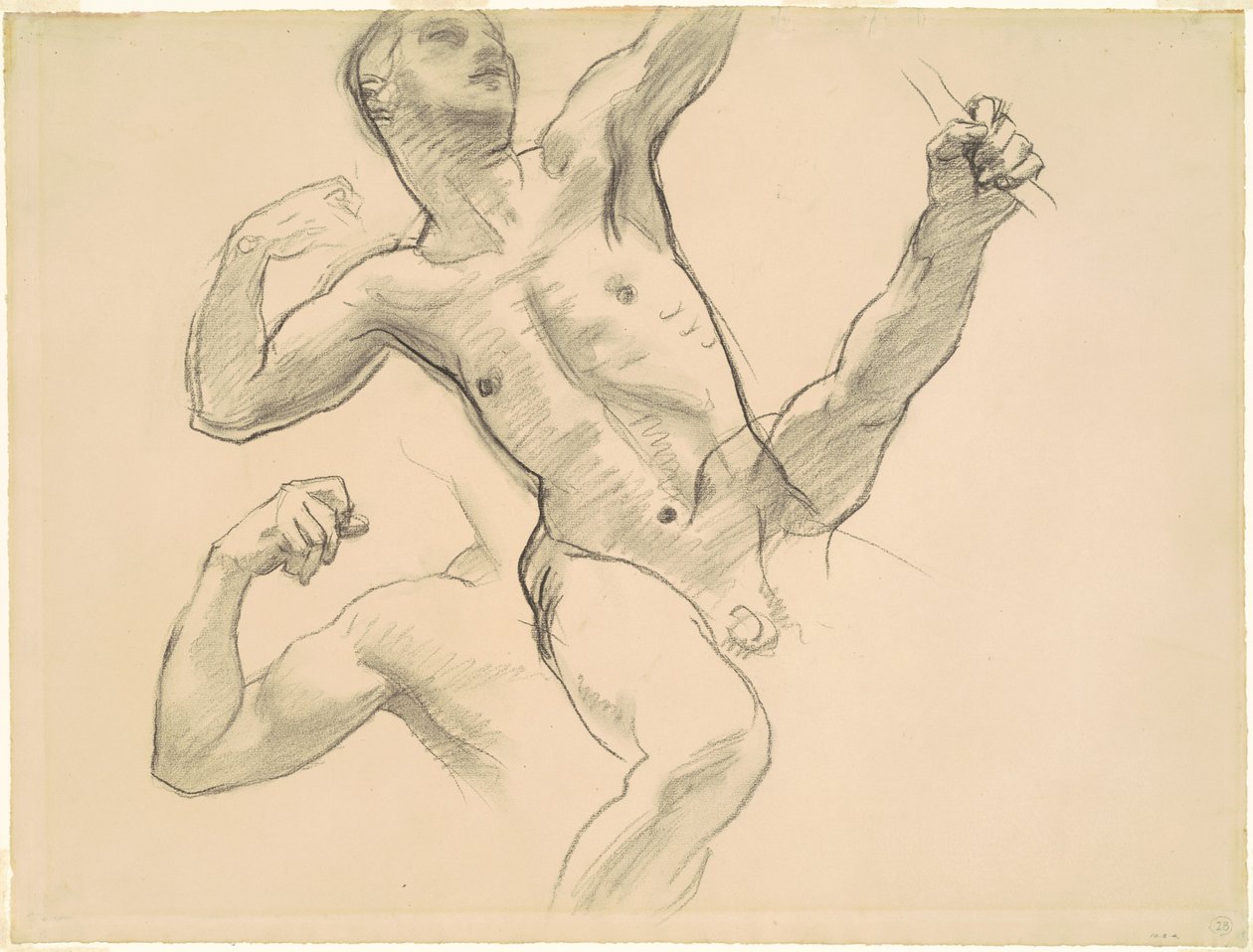 Studien von Achilles für Chiron und Achilles, 1922-1925 von John Singer Sargent