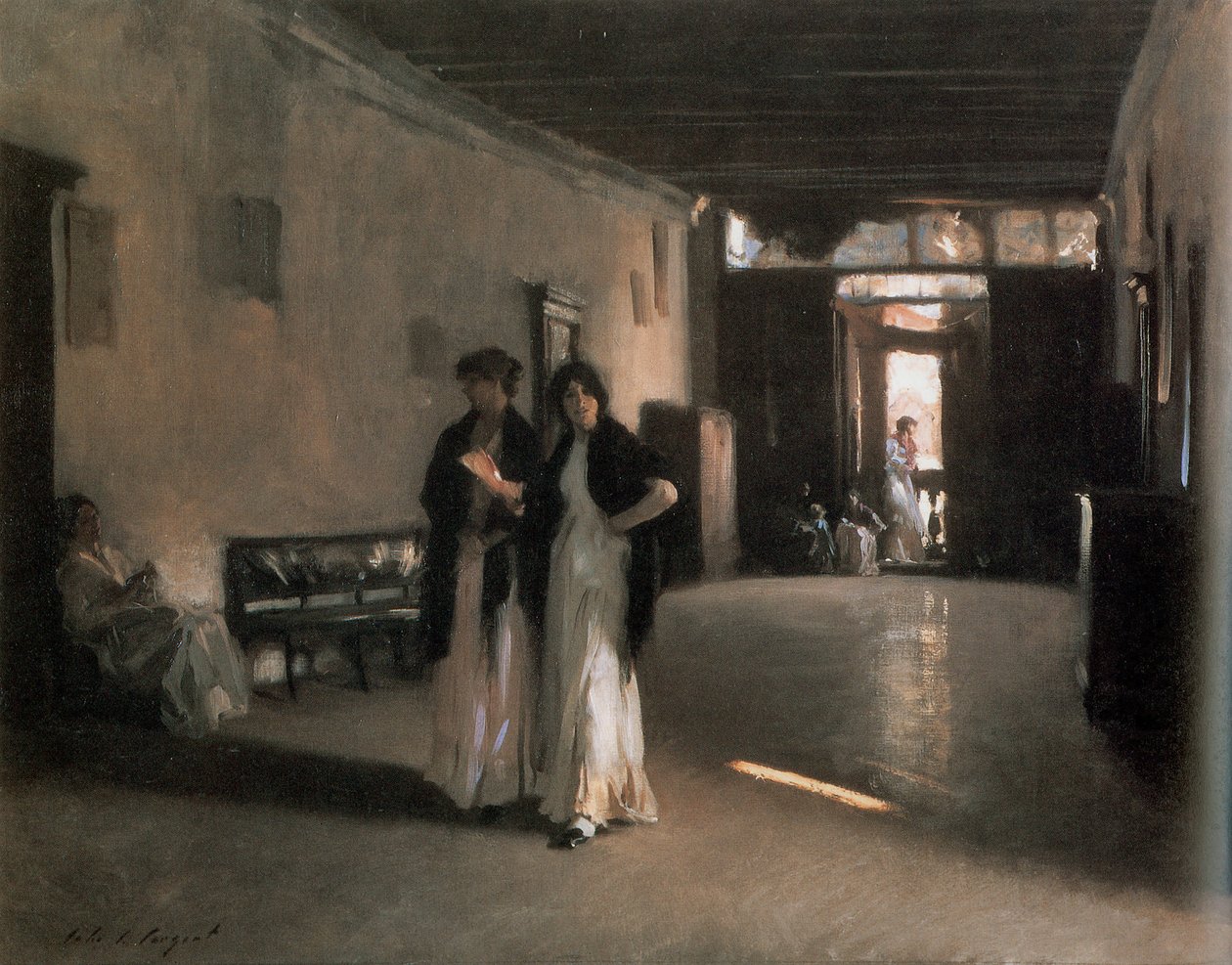 Venezianisches Interieur von John Singer Sargent