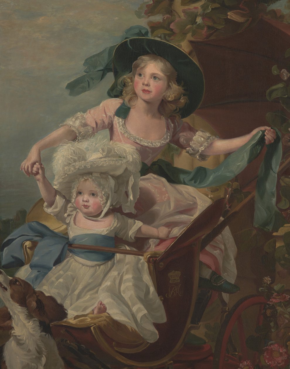 Zwei Prinzessinnen, Sophia und Amelia, Töchter Seiner Majestät, König George III, ca. 1785 von John Singleton (after) Copley