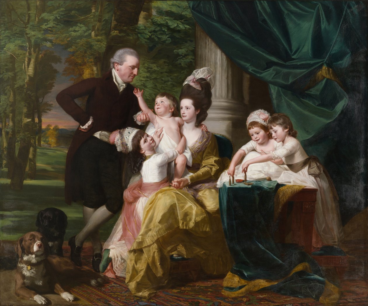 Sir William Pepperrell (1746?1816) und seine Familie, 1778 von John Singleton Copley