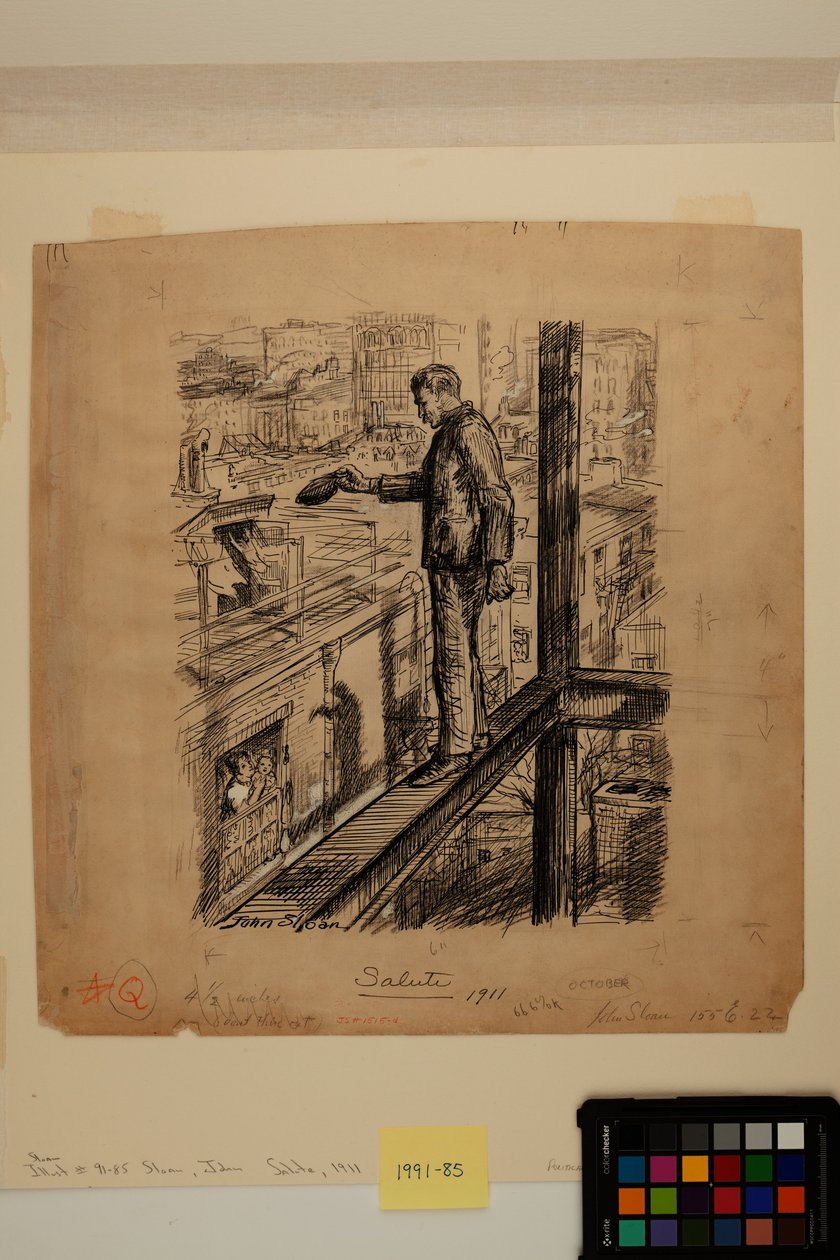 Gruß, ca. 1911 von John French Sloan