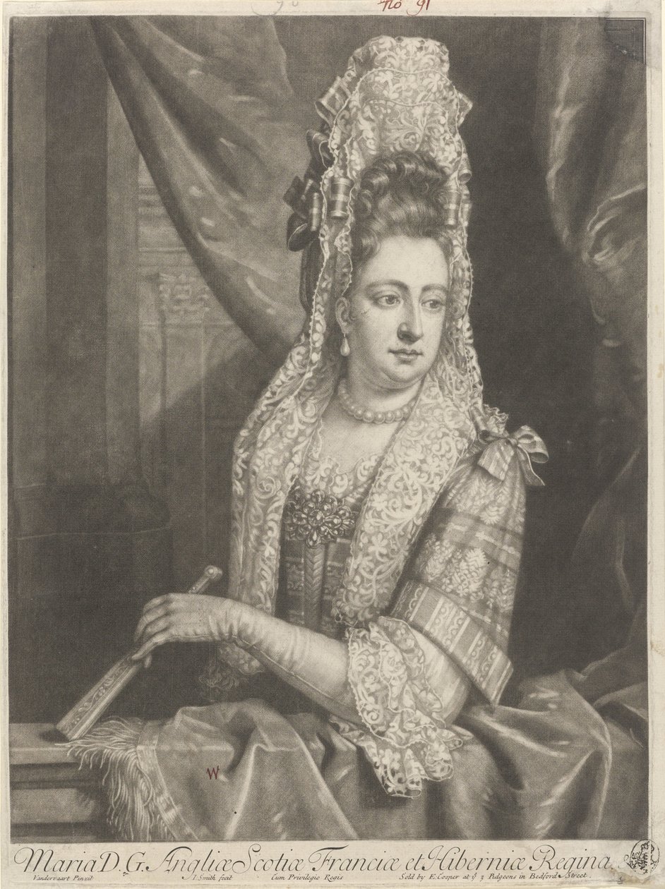 Porträt von Maria II. Stuart von John Smith