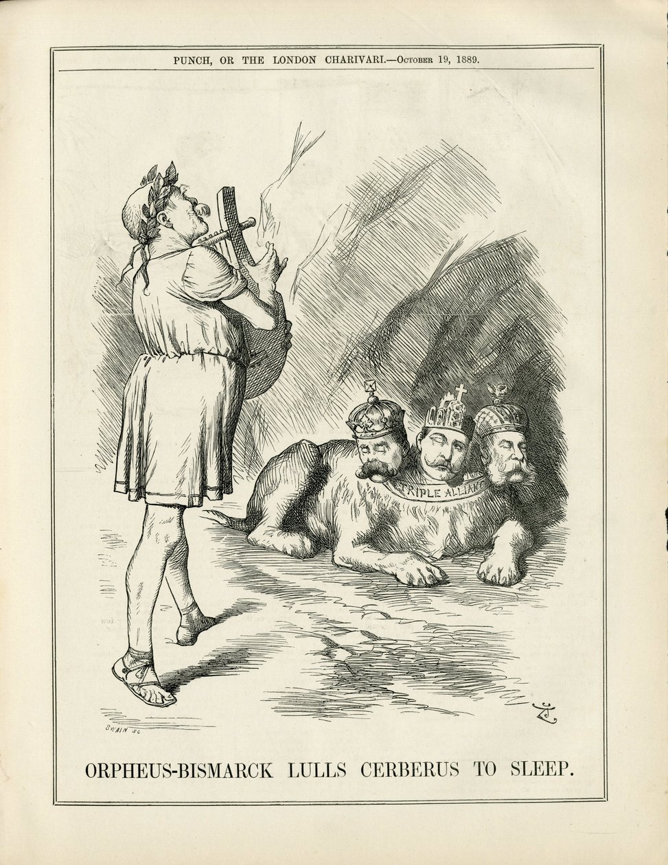 Illustration von John Tenniel in Punch von John Tenniel