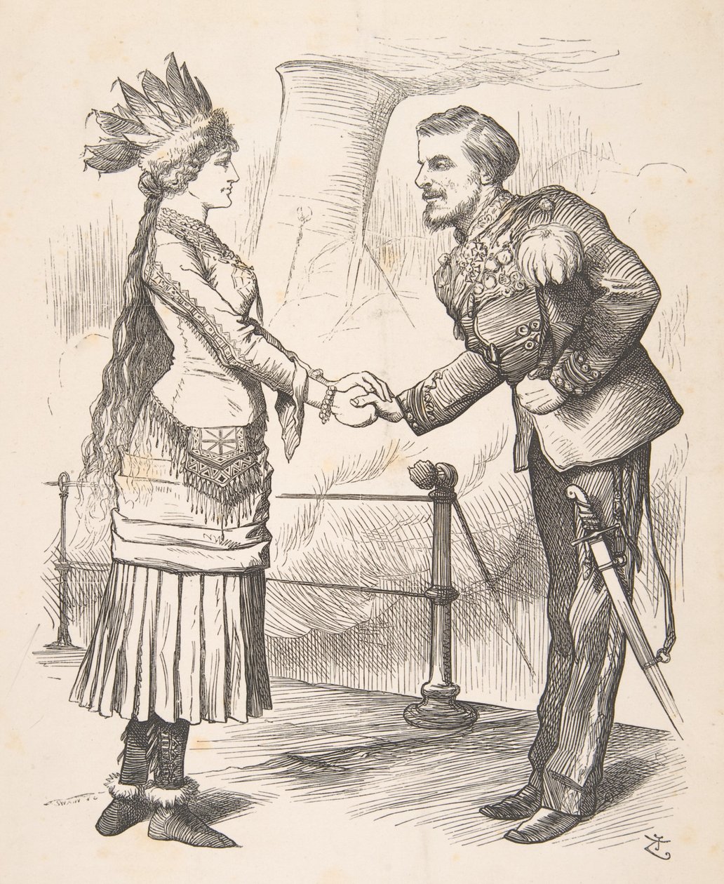 Die besten Freunde müssen sich trennen, Punch, 28. September 1878 von John Tenniel