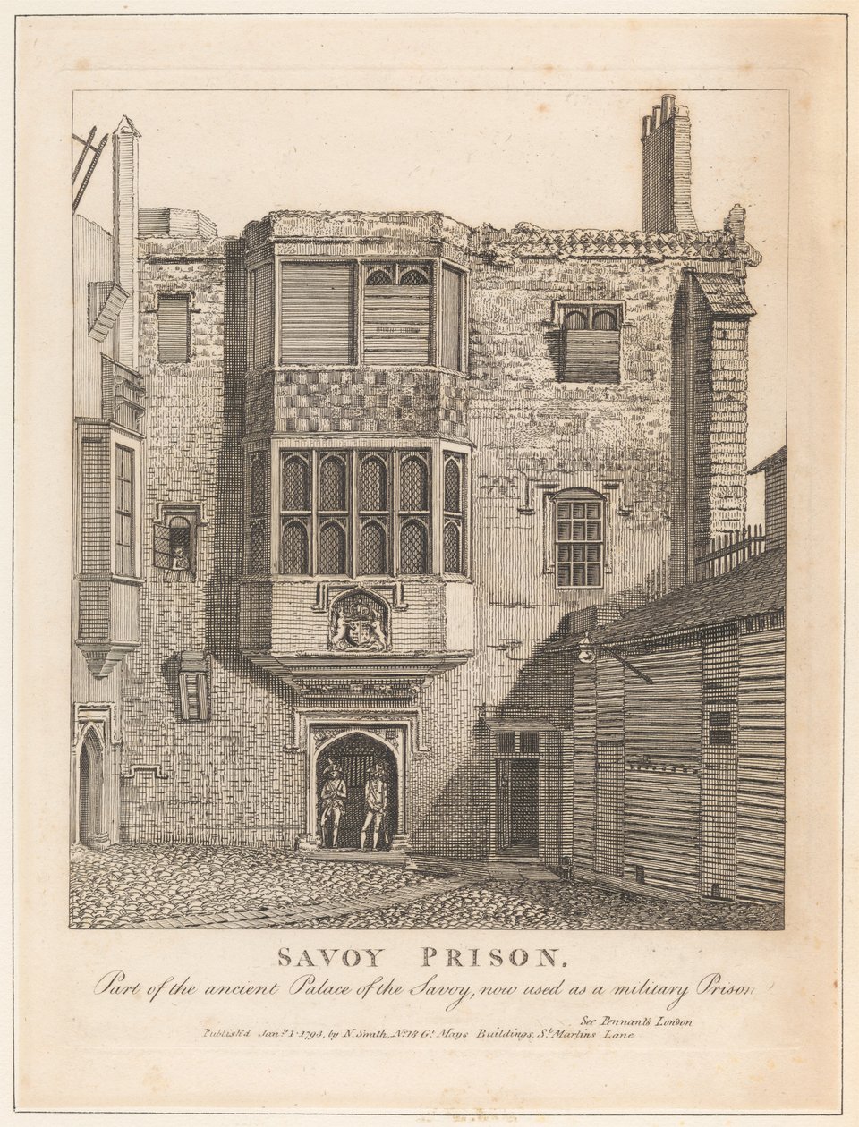 Savoy-Gefängnis von John Thomas Smith