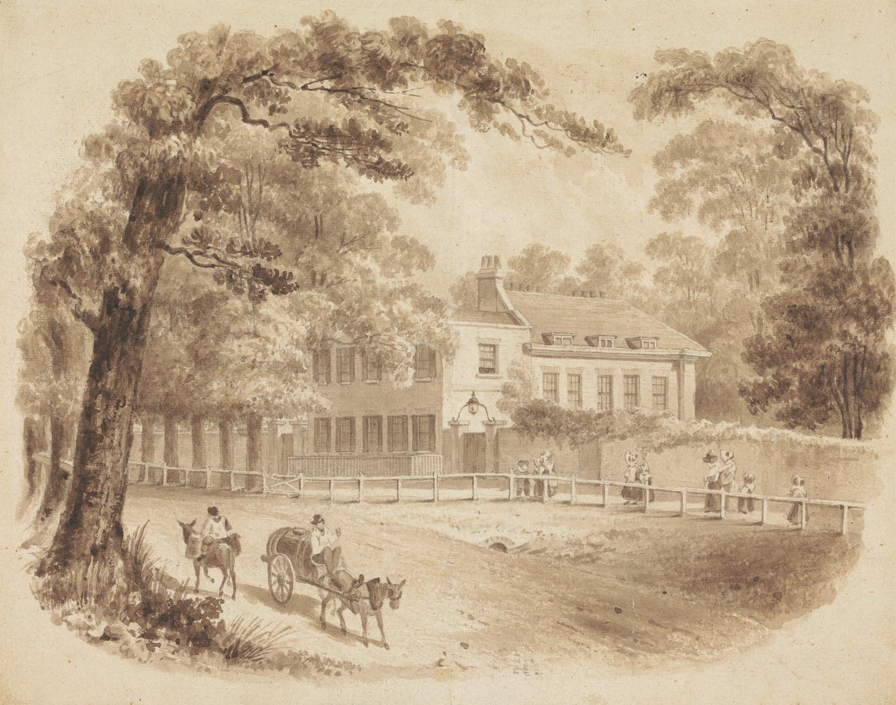 Die Residenz von George Stevens, F.R.S. von John Thomas Smith