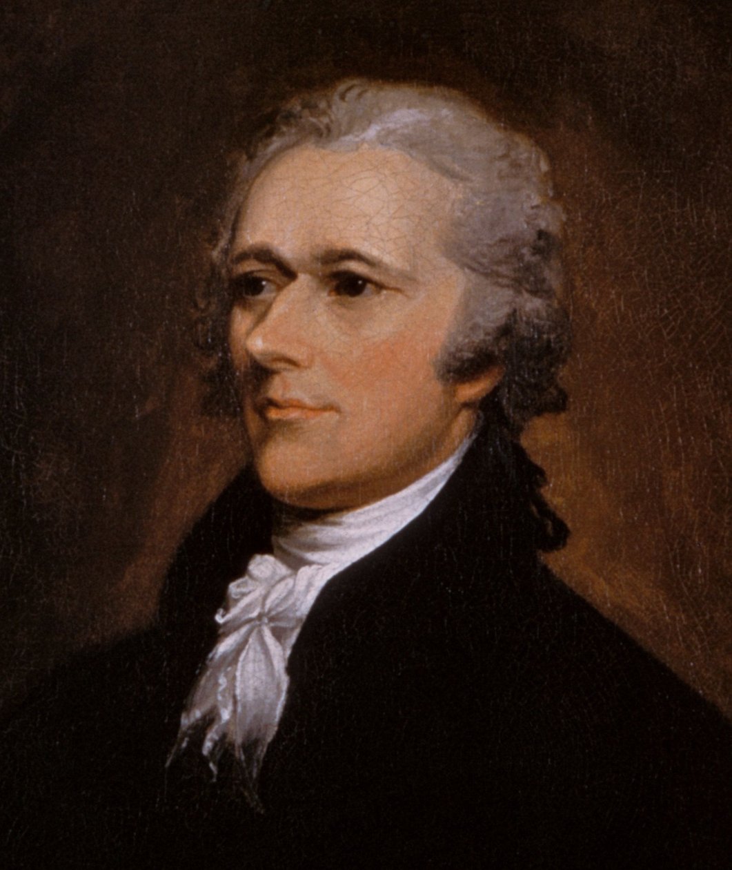 Porträt von Alexander Hamilton von John Trumbull 1806 von John Trumbull