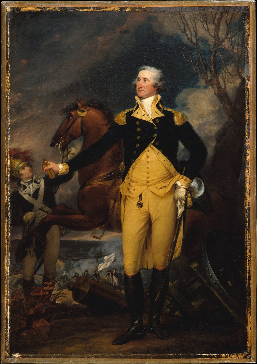 George Washington vor der Schlacht von Trenton von John Trumbull
