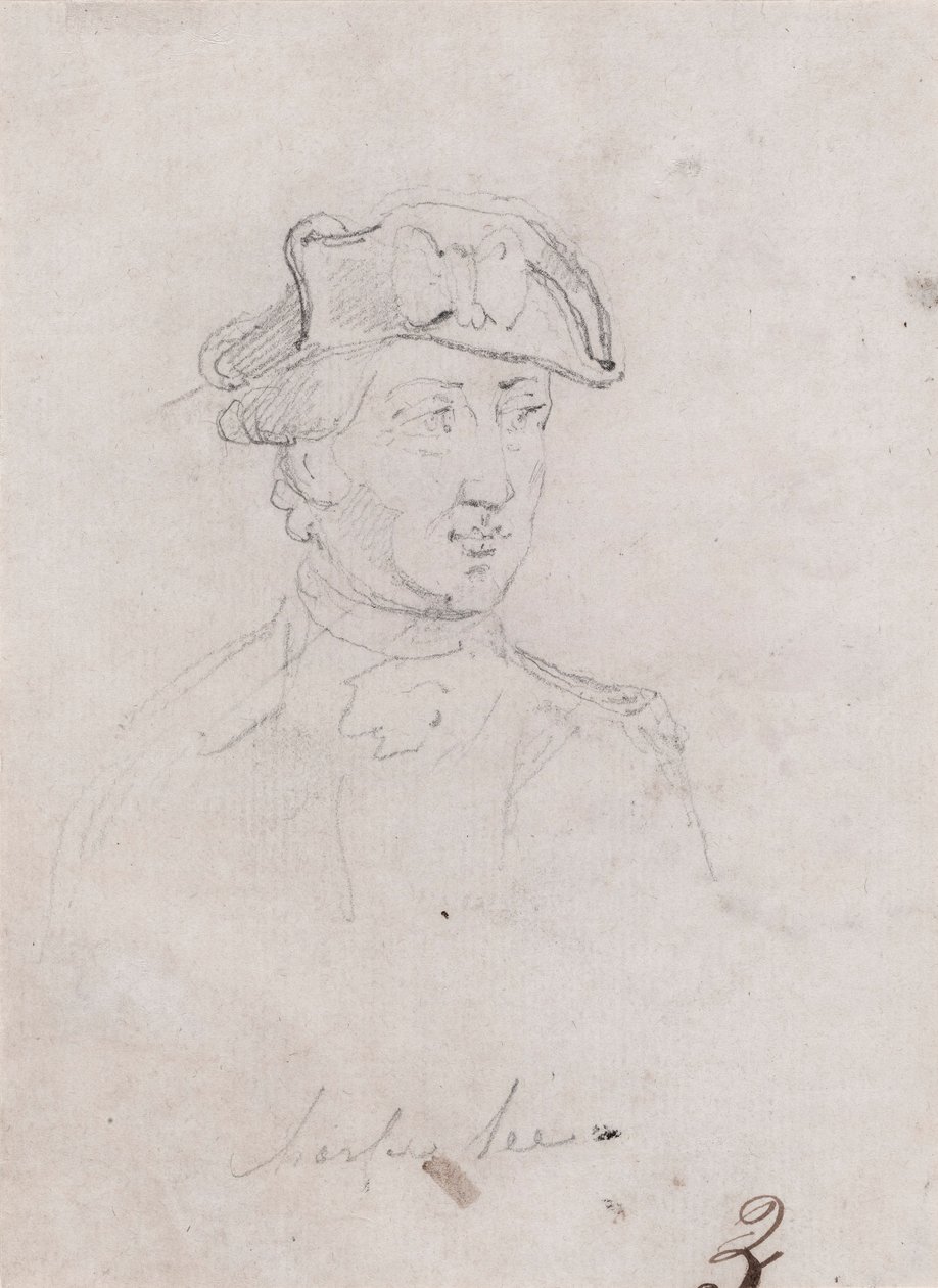 Generalmajor Charles Lee, Studie für vorgeschlagenes von John Trumbull