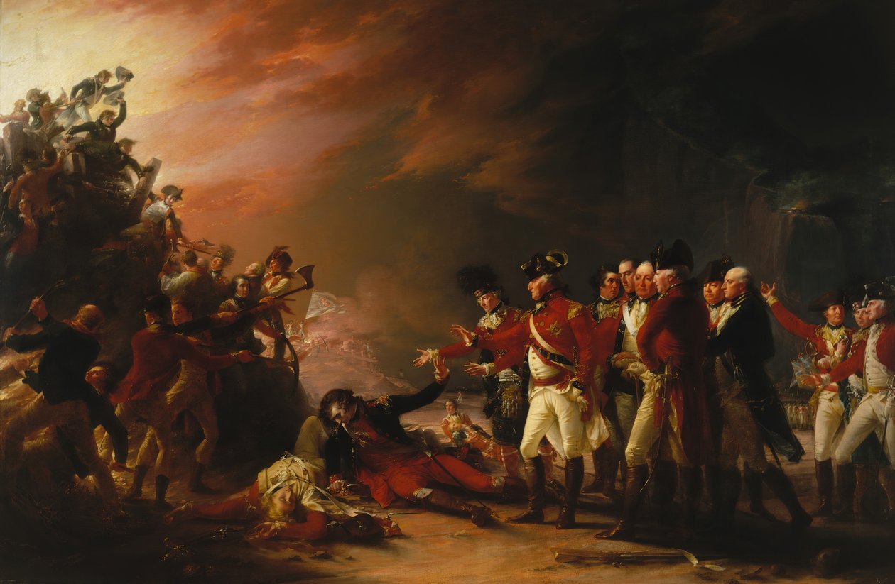 Der Ausfall der Garnison von Gibraltar, 1789 von John Trumbull