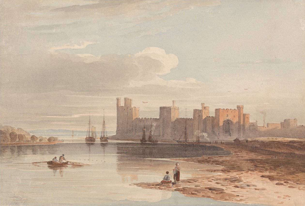 Carnarvon Castle von John Varley