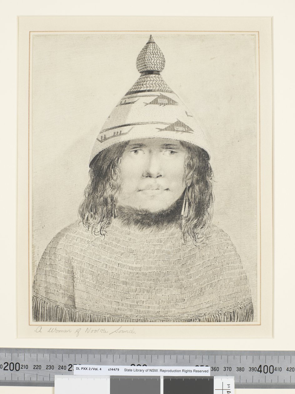 F.22 Eine Frau aus Nootka Sound, ca. 1773-84 von John Webber