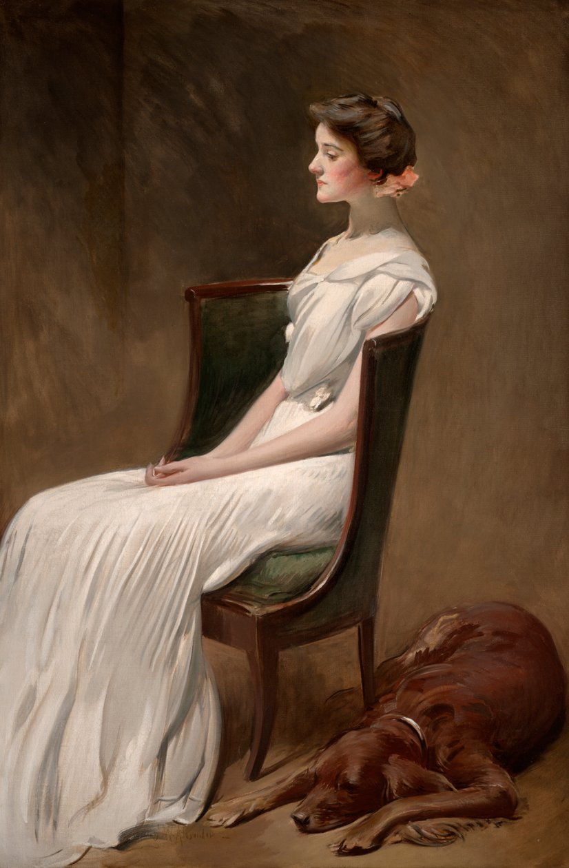 Fräulein Dorothy Quincy Roosevelt (später Mrs. Langdon Geer) von John White Alexander