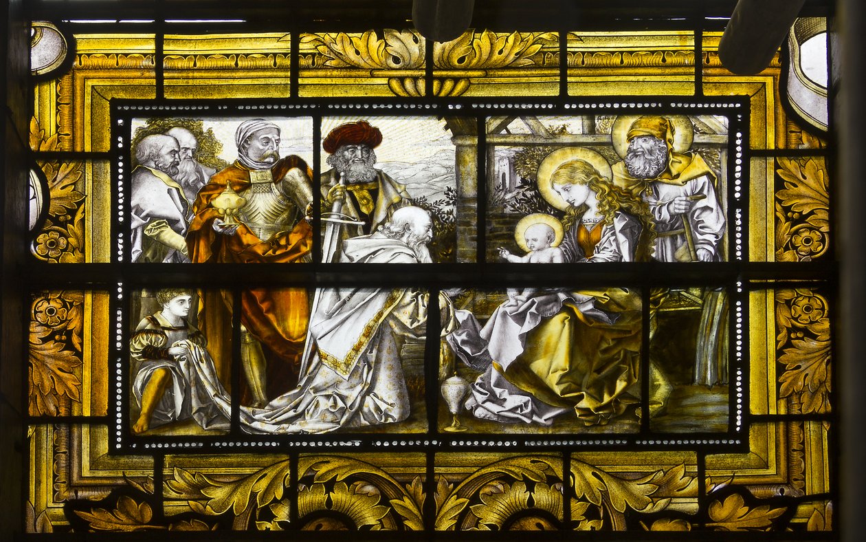 Oxford, Trinity College, Die Anbetung der Könige, 1885 von John William Brown