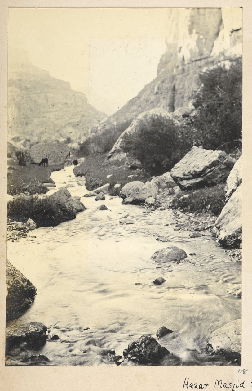 Razavi Khorasan Provinz, Iran, ca. 1908 (s/w Foto) von John Williams Watson
