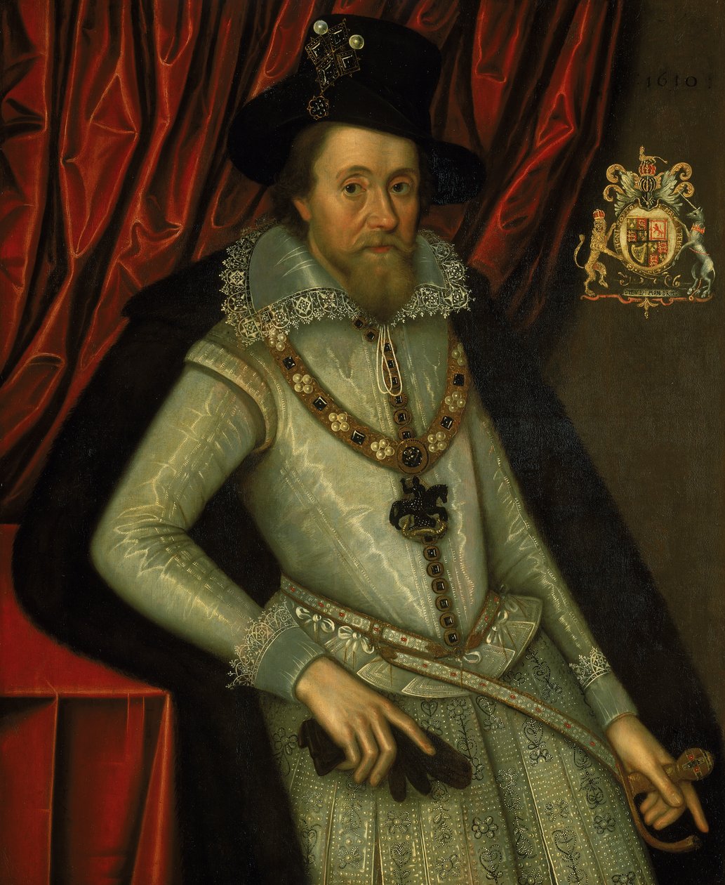 James I (1566-1625), ca. 1610 von John de the Elder Critz