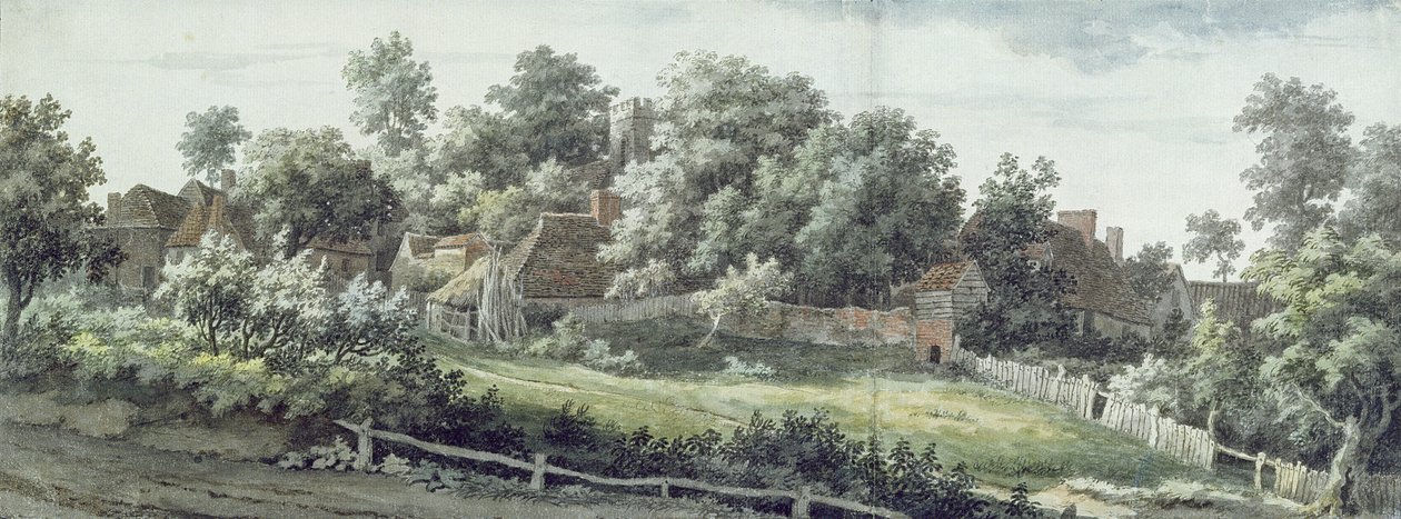 Harbledown, nahe Canterbury, 1757 von Jonathan Skelton