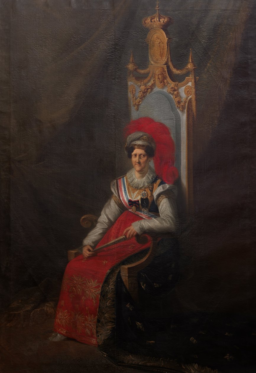 Carlota Joaquina (1775-1830), Königin von Portugal von João Baptista Ribeiro
