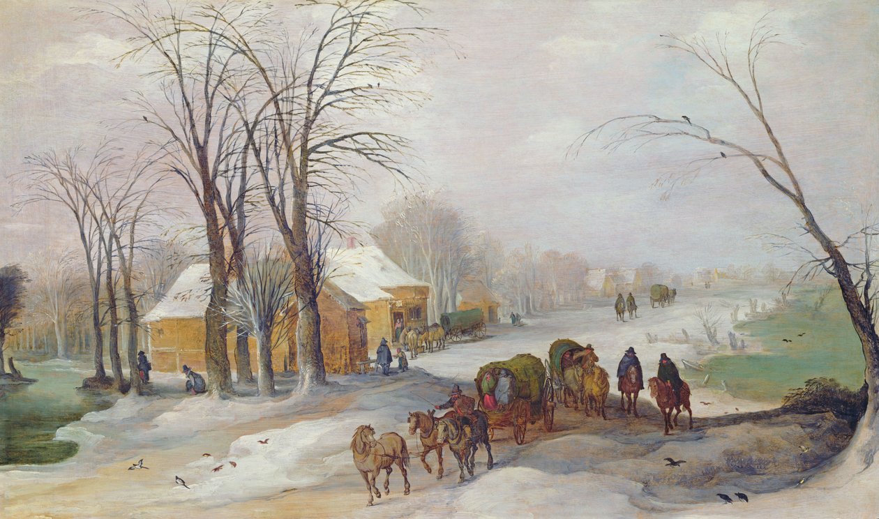 Winterlandschaft von Joos or Josse de Momper
