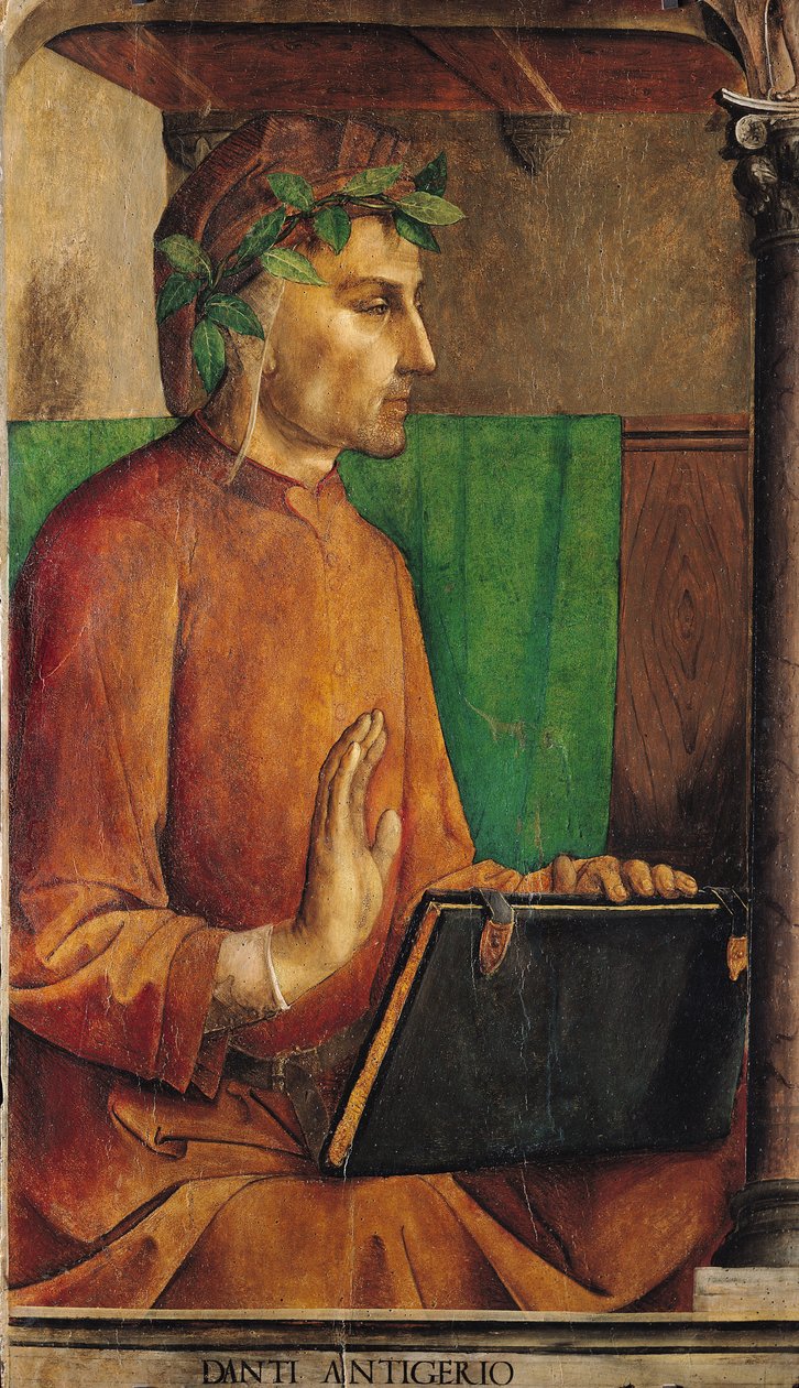 Porträt von Dante Alighieri (1265-1321), ca. 1475 von Joos van Gent