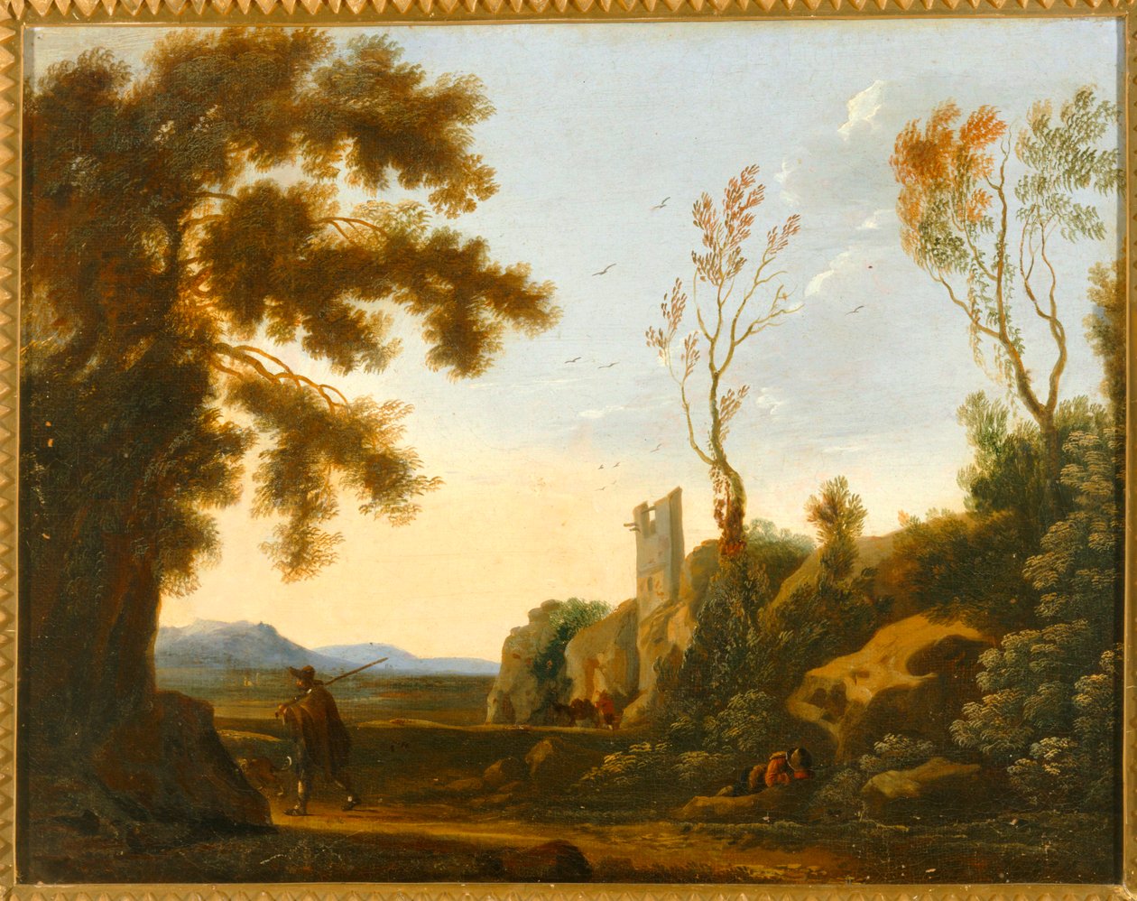 Landschaft mit Bäumen von Joos de (follower of) Momper