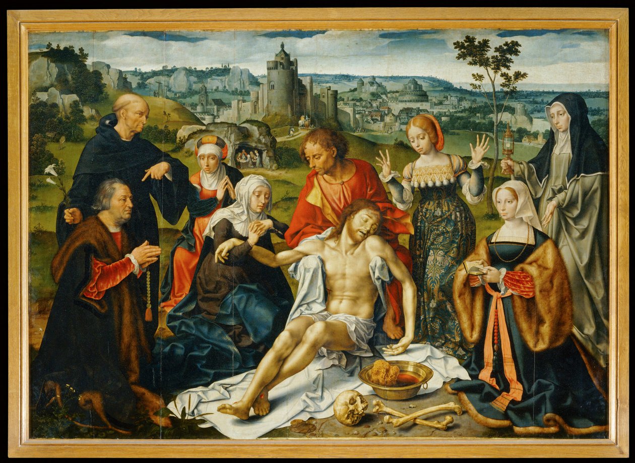 Altarbild der Beweinung Christi von Joos van Cleve