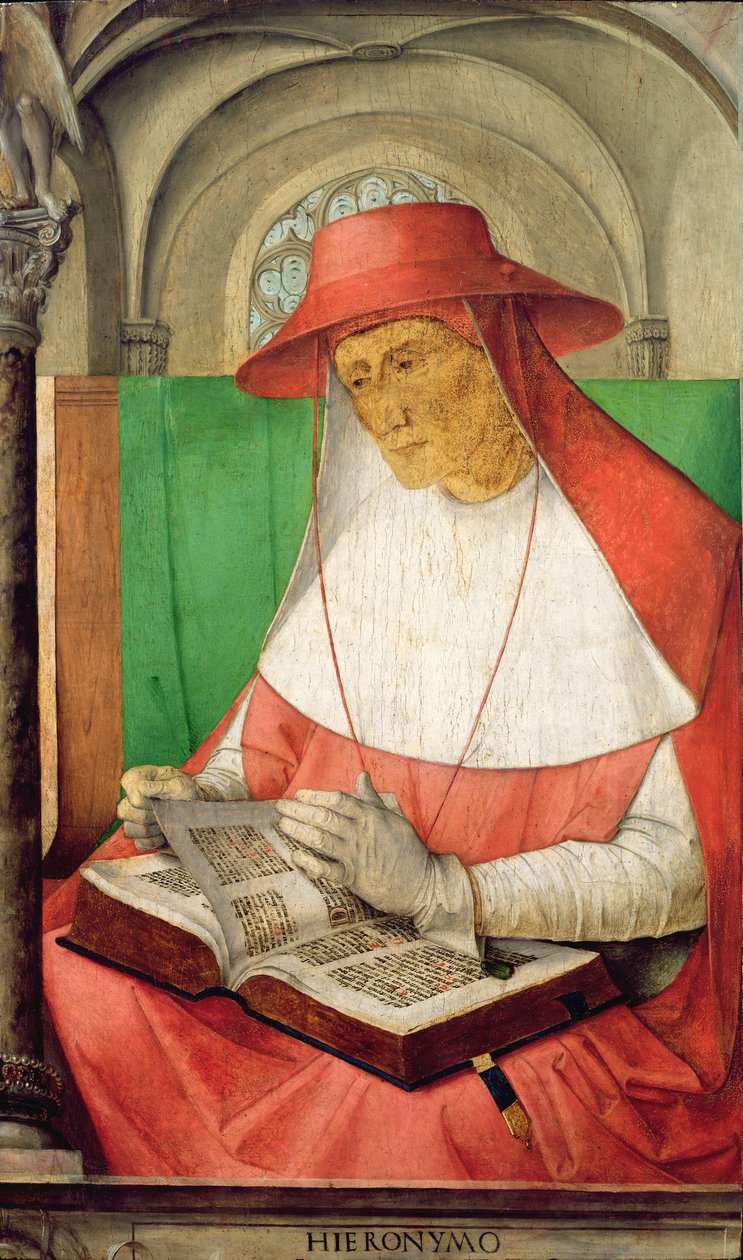 Porträt des Heiligen Hieronymus (347-420) von Joos van Gent