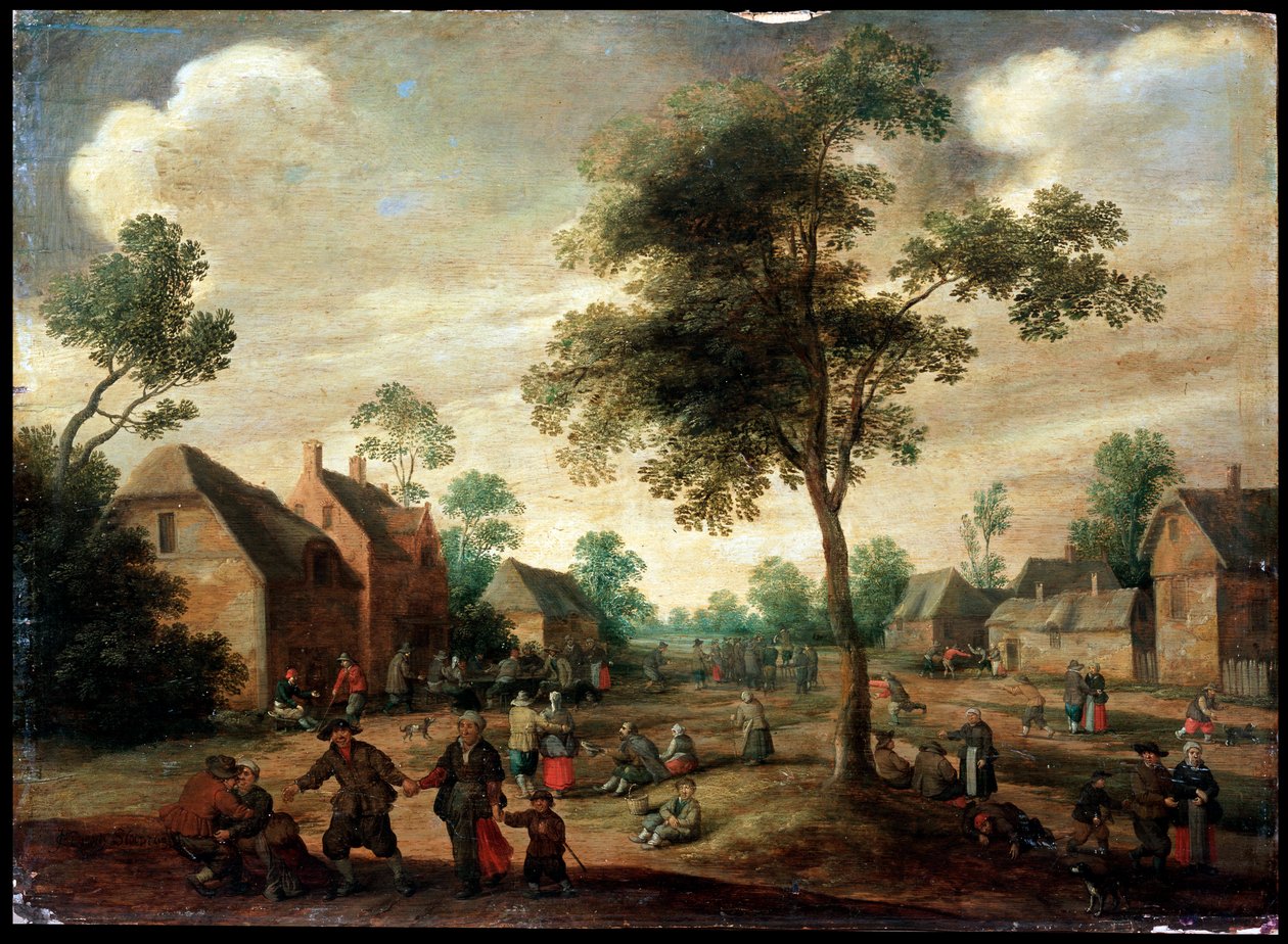 Ländliche Feier, 17. Jahrhundert von Joost Cornelisz Droochsloot