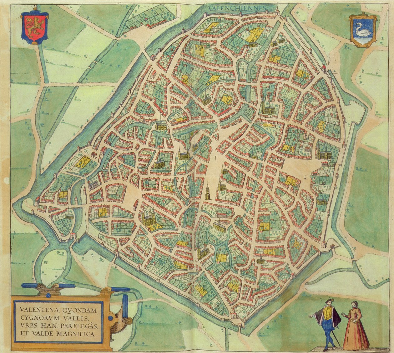 Karte von Valencia, aus 