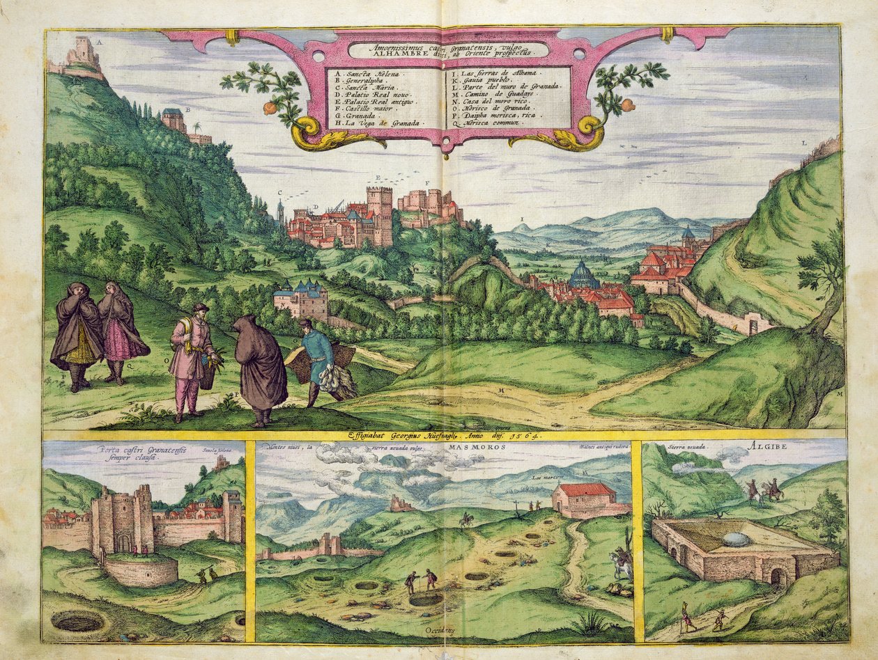 Ansicht der Alhambra, aus 