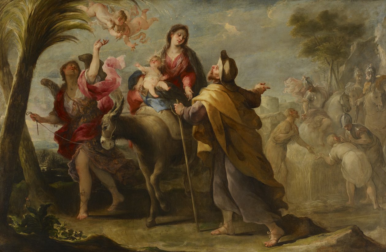 Die Flucht nach Ägypten, 1669 von Jose Moreno