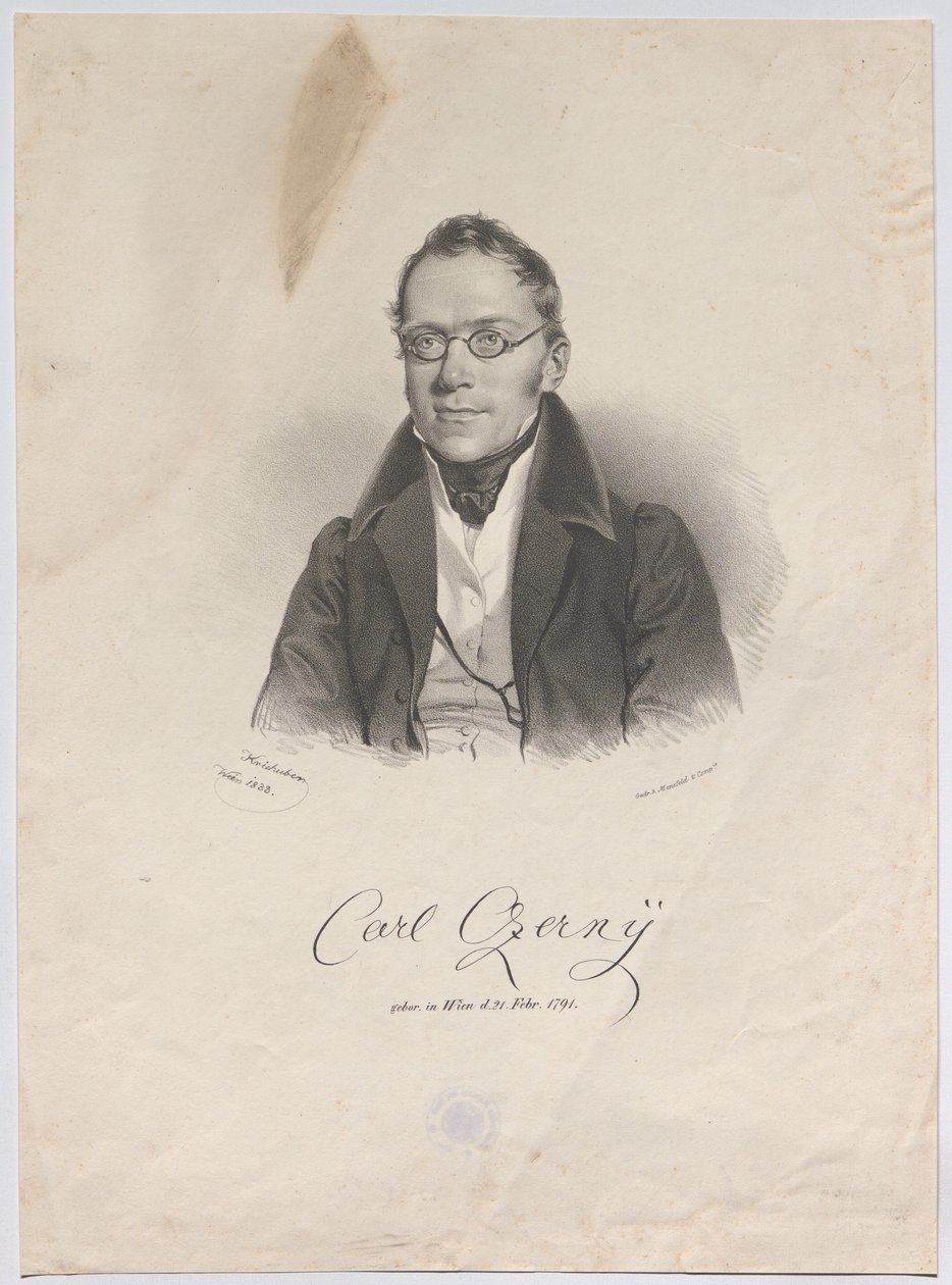 Carl Czerny, geboren in Wien den 21. Februar 1791 von Josef Kriehuber