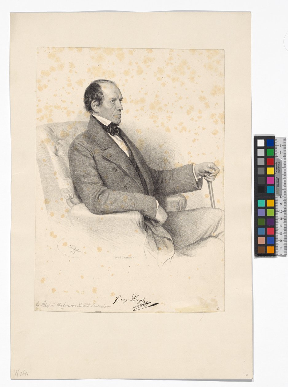Franz Riepl, Direktor der Kaiser-Ferdinand-Nordbahn von Josef Kriehuber