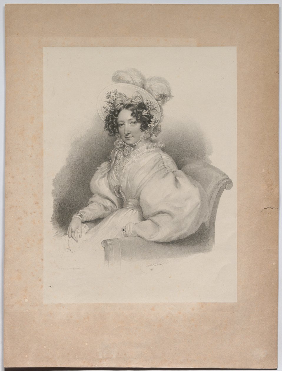 Gabrielle Auersperg, geborene Lobkowitz von Josef Kriehuber