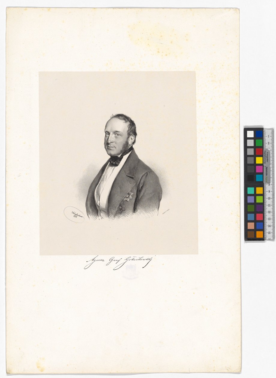 Graf Agenor Gołuchowski von Josef Kriehuber