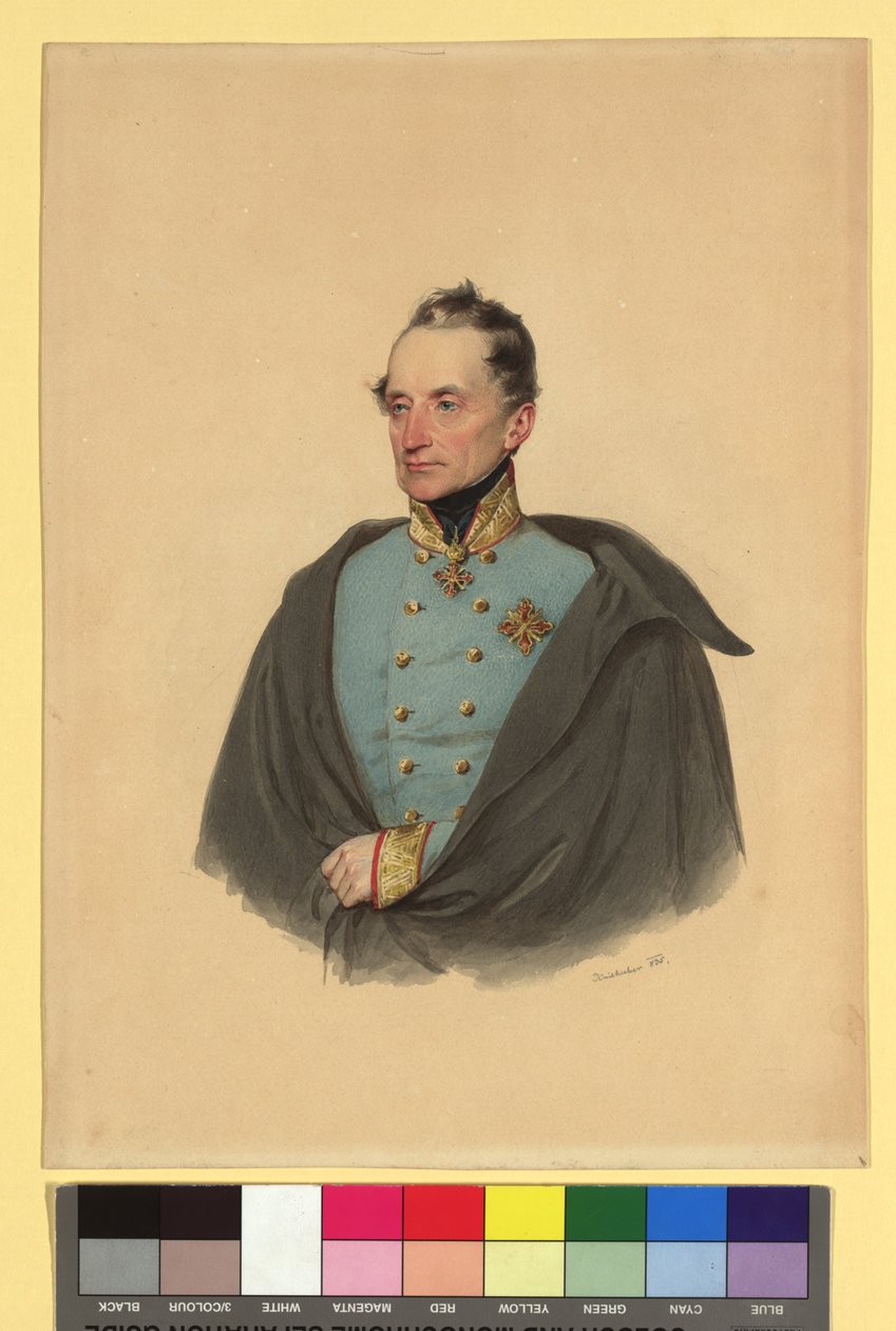 Josef Ritter von Lebzelten (1783-1836) von Josef Kriehuber