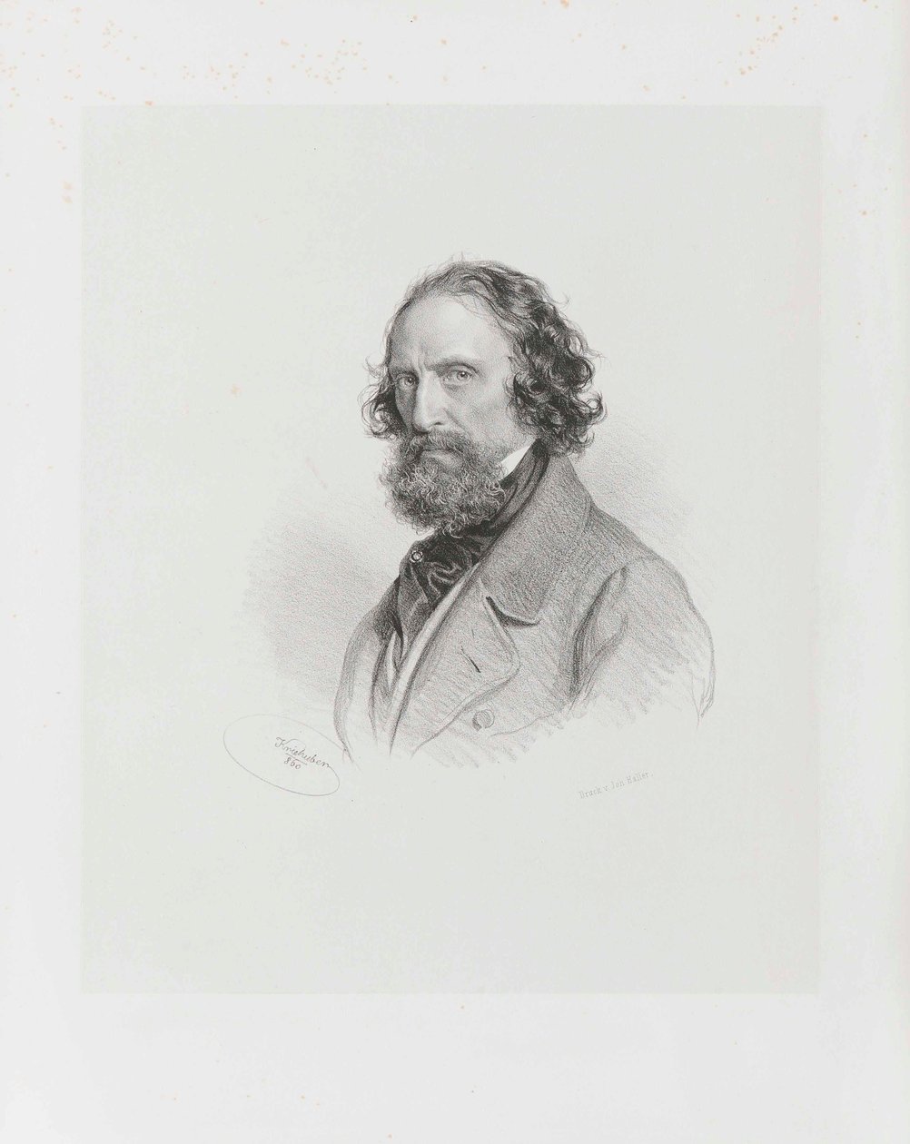 Selbstporträt, 1860 von Josef Kriehuber