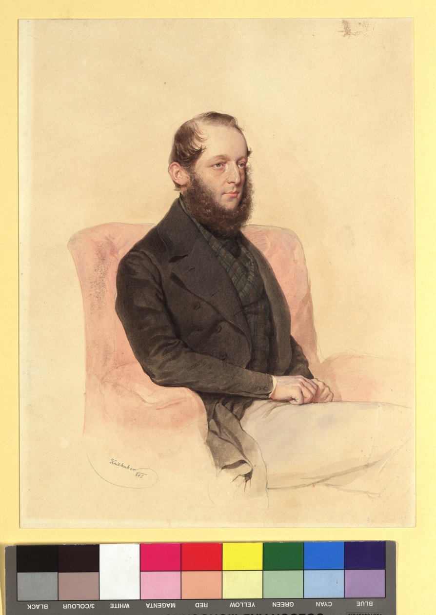 Wilhelm Clemens Graf Westphalen zu Fürstenberg (1818-1883) von Josef Kriehuber
