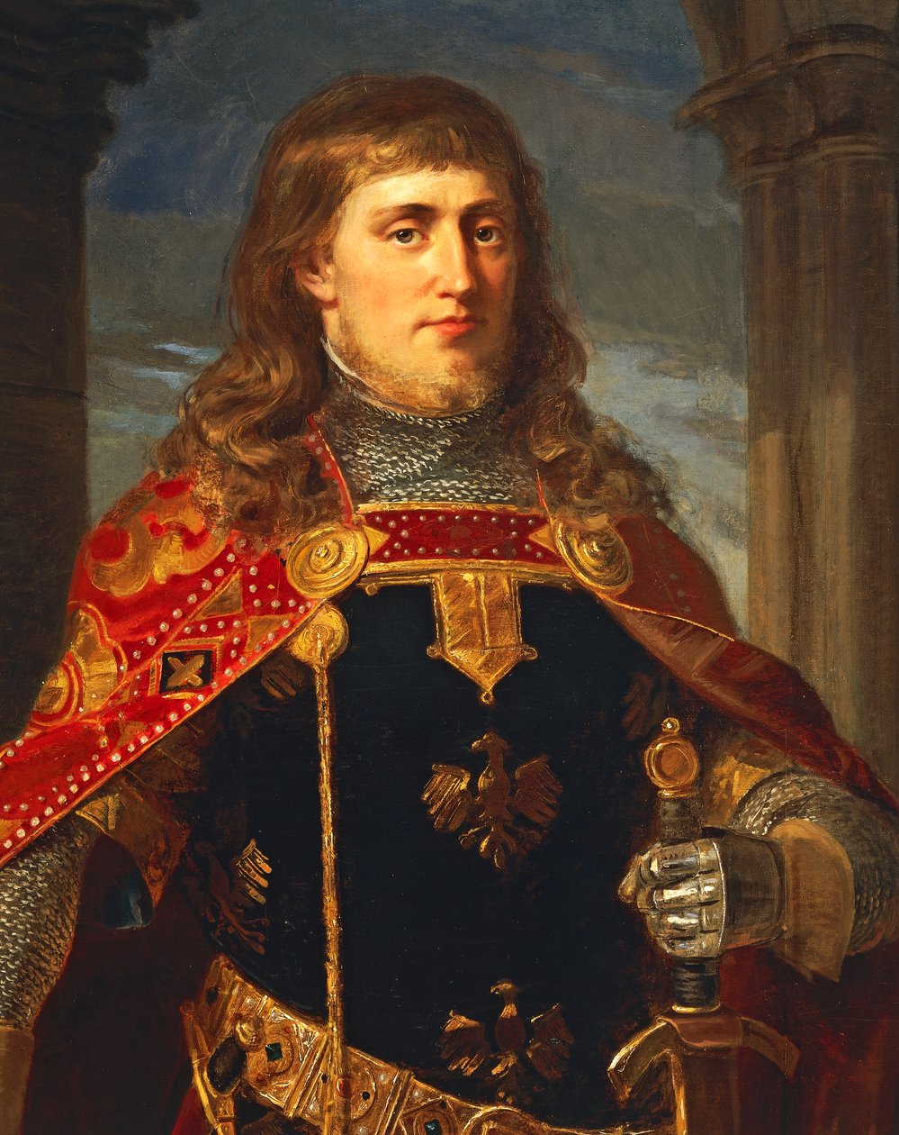Porträt von Philipp IV. von Frankreich, bekannt als Philipp der Schöne von Josef and Mayrhofer Friedrich Kiss