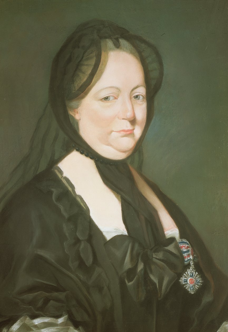 Maria Theresia, Kaiserin von Österreich, in Trauer von Joseph Ducreux