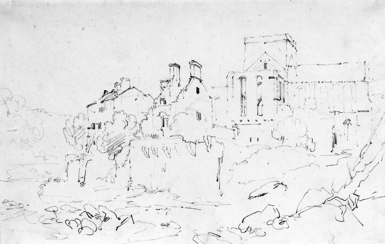 Brinkburn Priory, Northumberland von Joseph Mallord William Turner