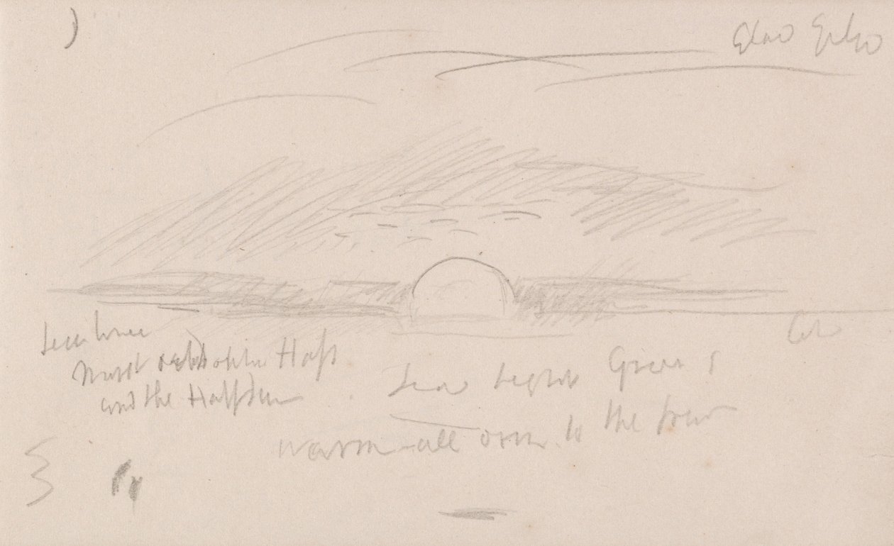 Das Channel-Skizzenbuch von Joseph Mallord William Turner