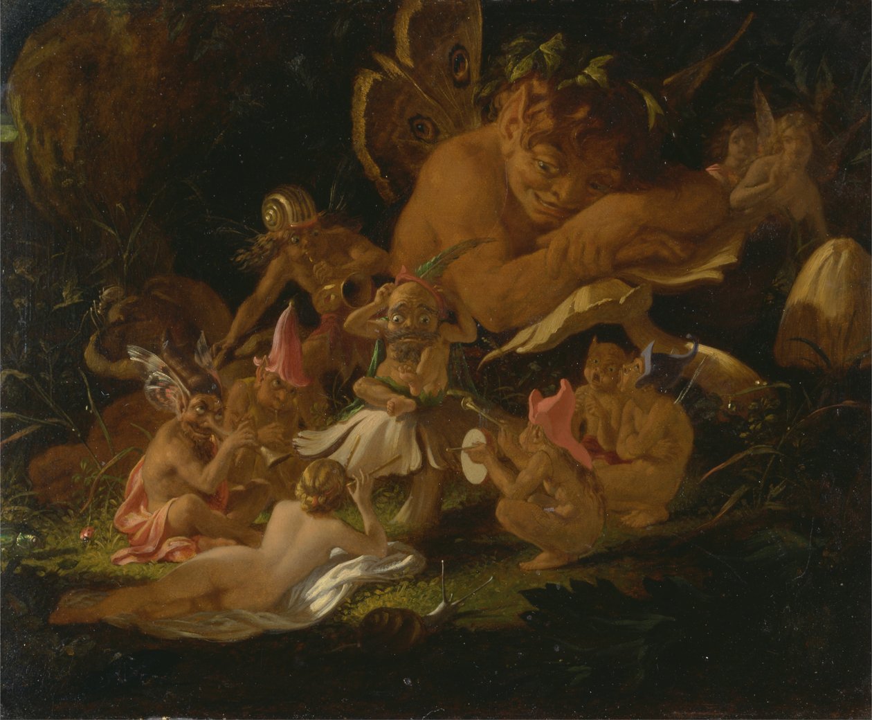 Puck und Feen, aus Ein Sommernachtstraum von Joseph Noel Paton