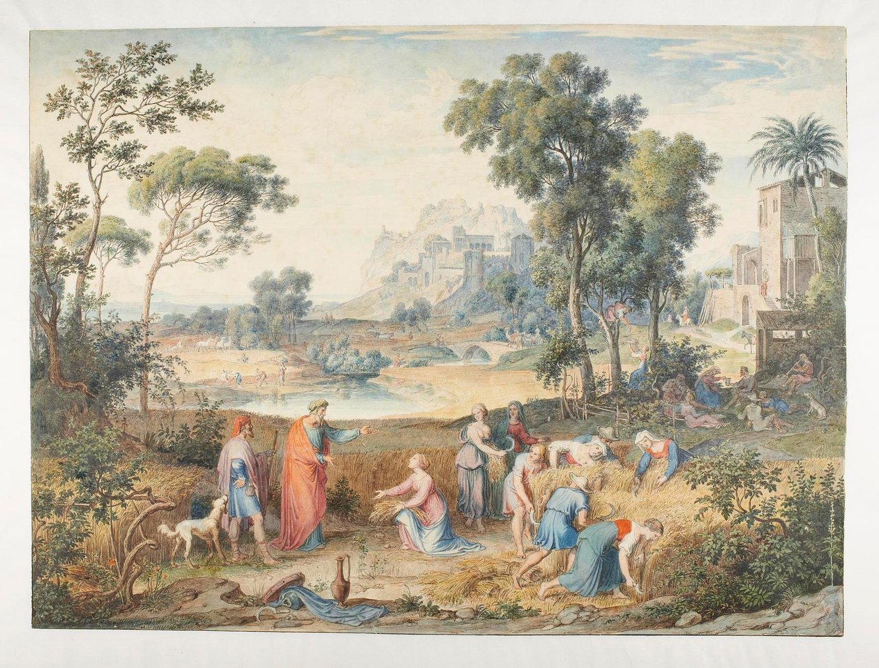 Boas und Ruth von Joseph Anton Koch